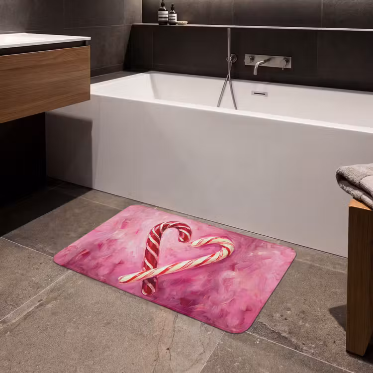 Badmat - Snoep - Hart - Roze — 4