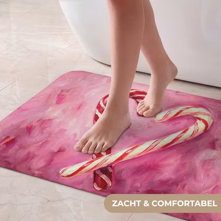 Badmat - Snoep - Hart - Roze — 5