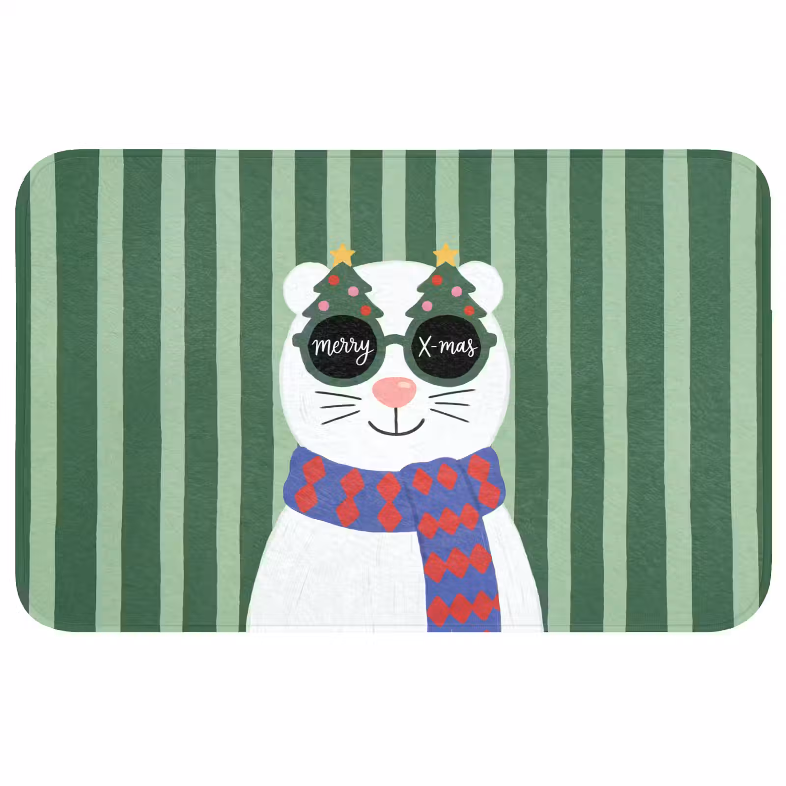 Badmat - Dier - Winter - Cartoon — 1