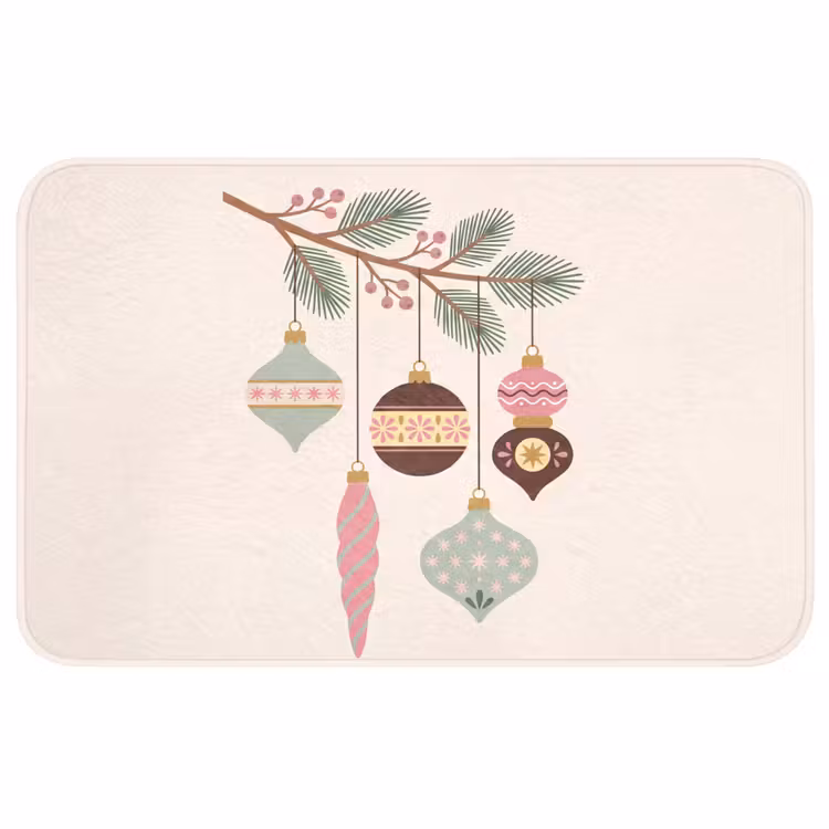 Badmat - Kerst - Ornamenten - Tak — 1