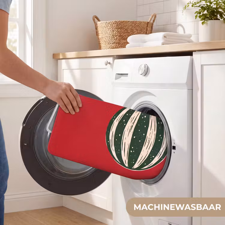 Badmat - Kerstbal - Kerst - Rood — 7