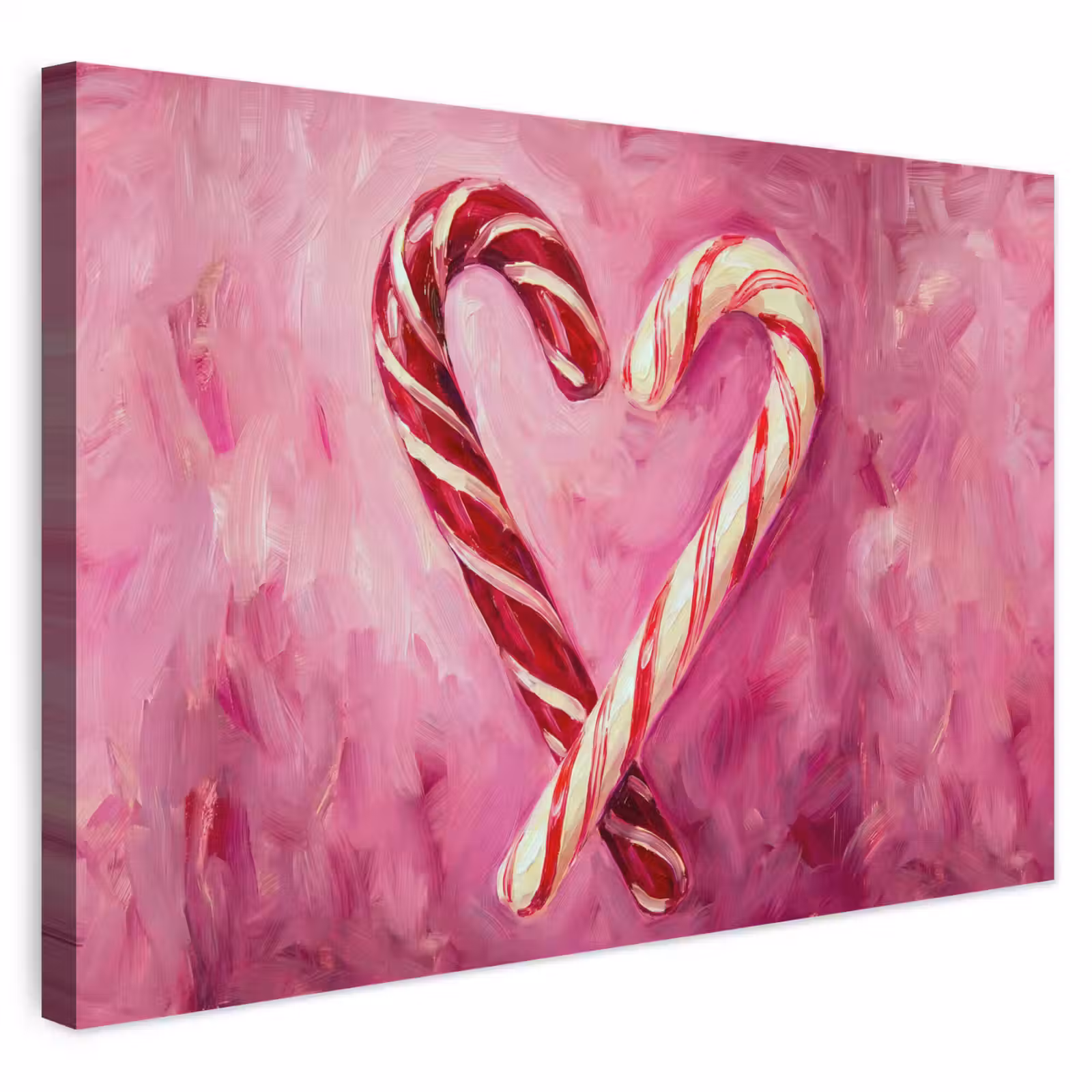 Buiten canvas - Snoep - Hart - Roze — 1