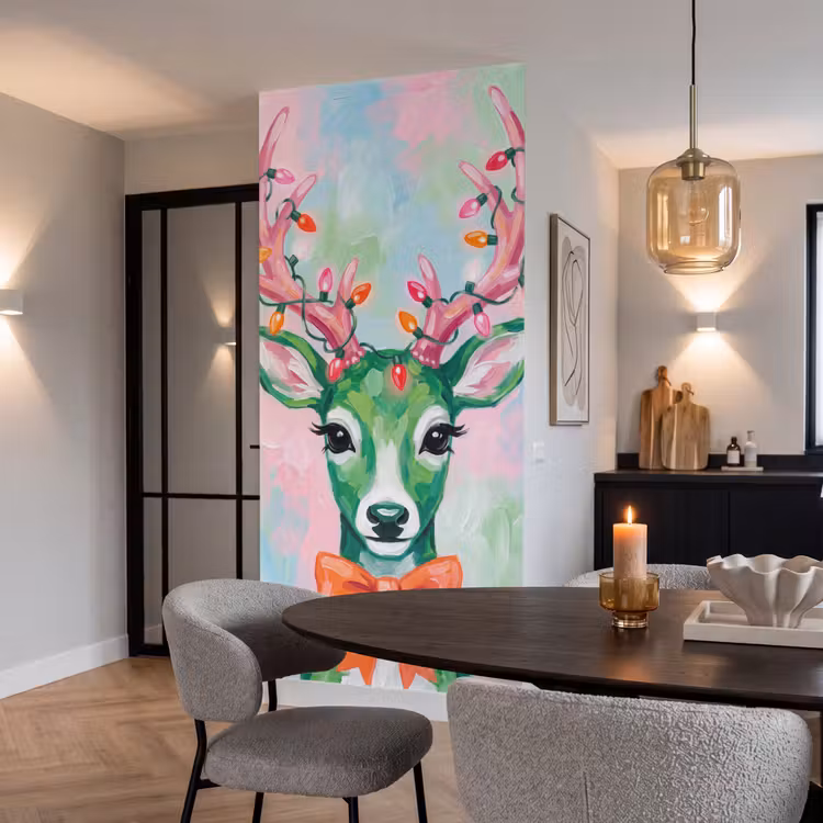 Behang - Hert - Kerst - Dieren — 5