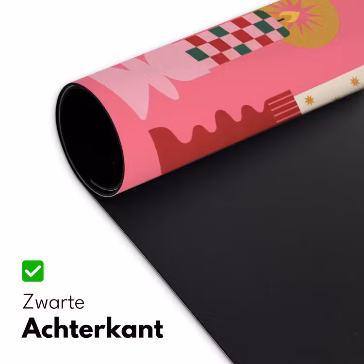 Bureau onderlegger - Kaarsen - Feest - Roze — 5