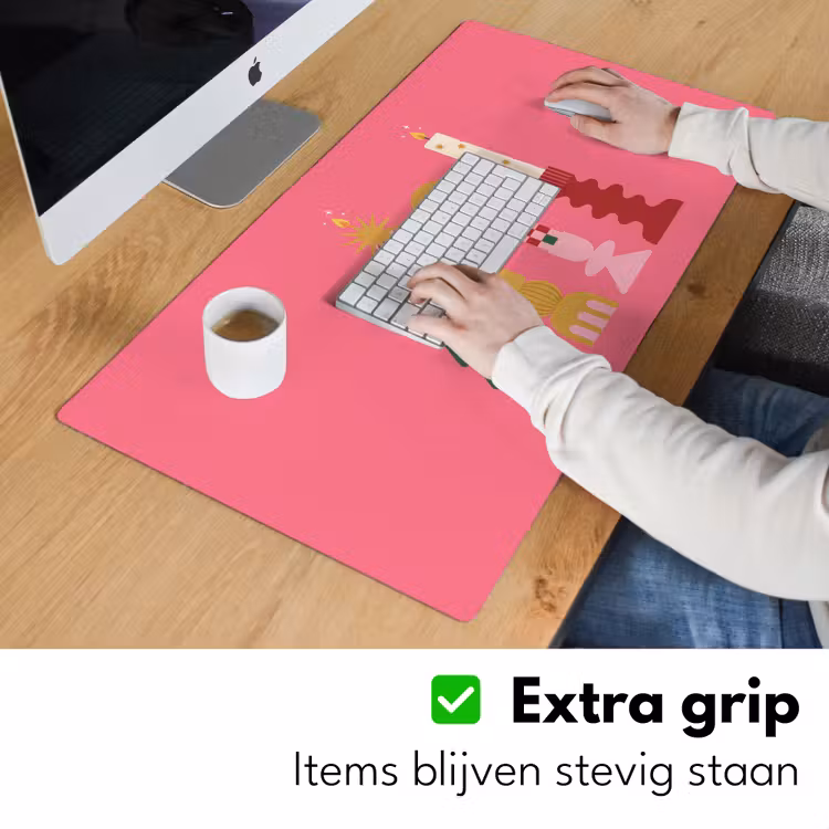 Bureau onderlegger - Kaarsen - Feest - Roze — 6