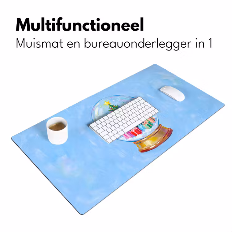 Bureau onderlegger - Sneeuwbol - Kerst - Cadeaus — 7