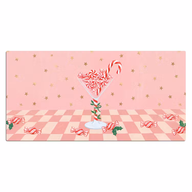 Bureau onderlegger - Snoep - Glas - Roze — 2