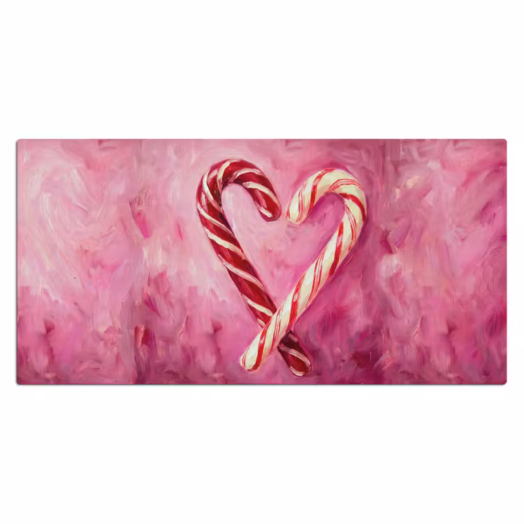 Bureau onderlegger - Snoep - Hart - Roze — 2