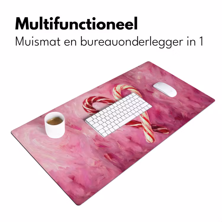 Bureau onderlegger - Snoep - Hart - Roze — 7