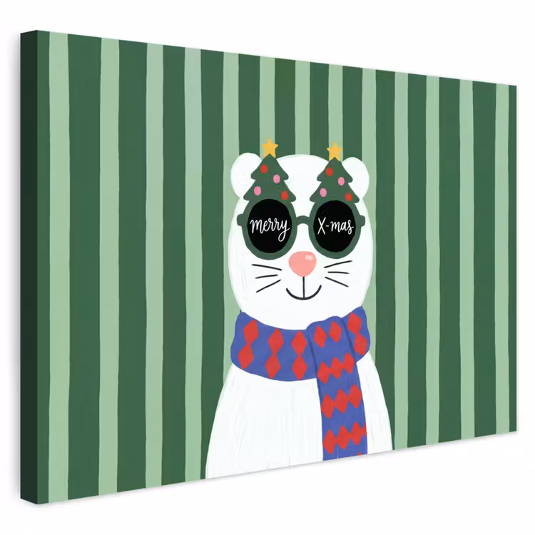 Buiten canvas - Dier - Winter - Cartoon — 1