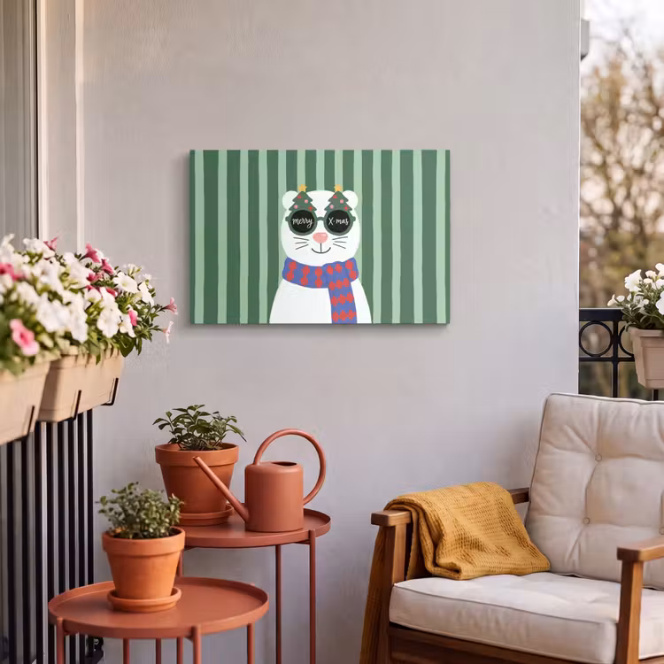 Buiten canvas - Dier - Winter - Cartoon — 3