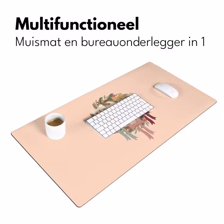 Bureau onderlegger - Kerstkrans - Strikken - Kerst — 7