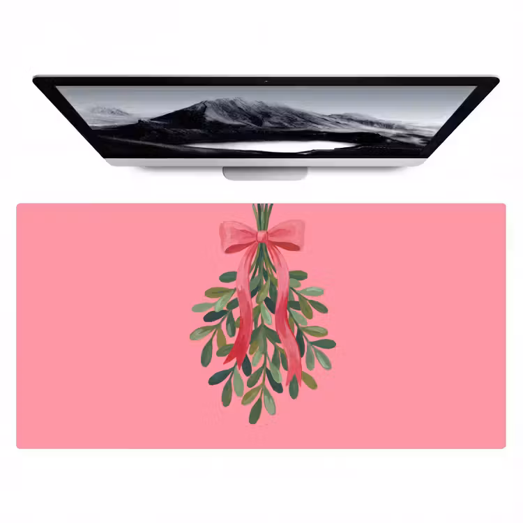 Bureau onderlegger - Plant - Lint - Roze — 1