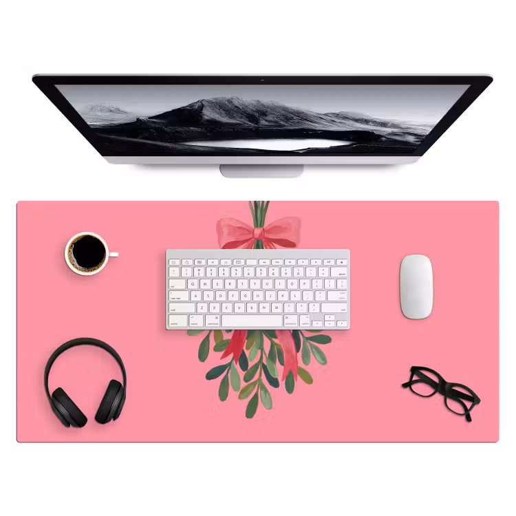 Bureau onderlegger - Plant - Lint - Roze — 4