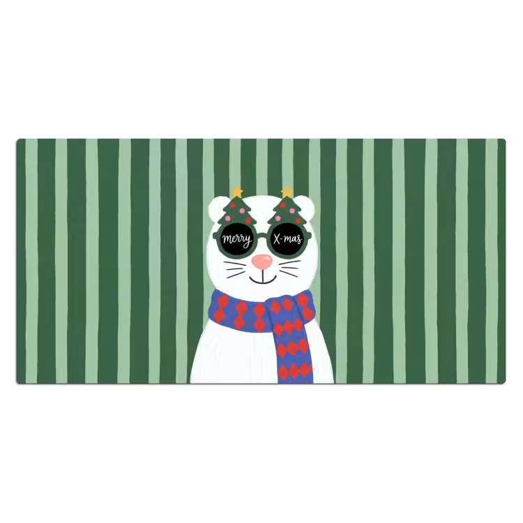 Bureau onderlegger - Dier - Winter - Cartoon — 2