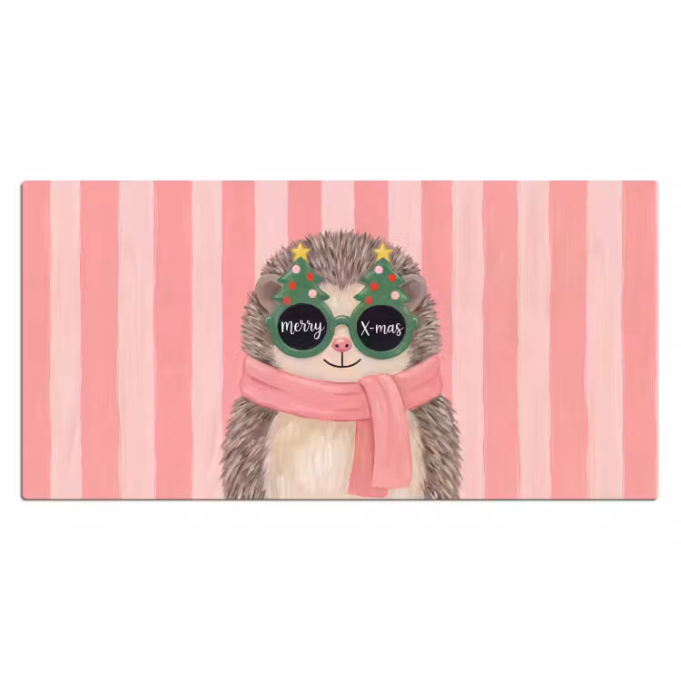 Bureau onderlegger - Egel - Kerst - Illustratie — 2
