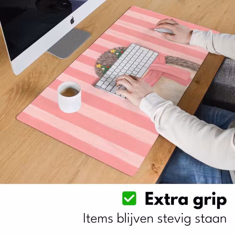 Bureau onderlegger - Egel - Kerst - Illustratie — 6