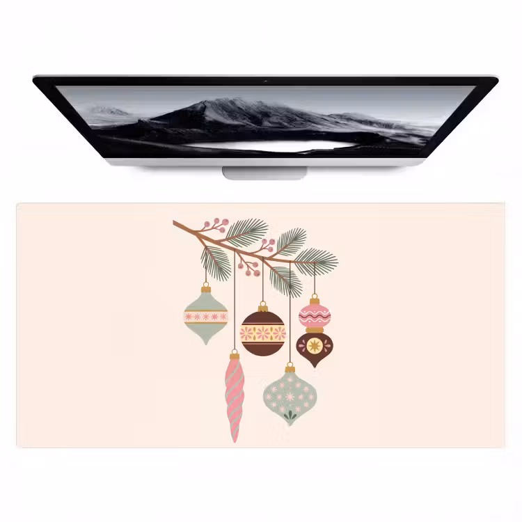 Bureau onderlegger - Kerst - Ornamenten - Tak — 1