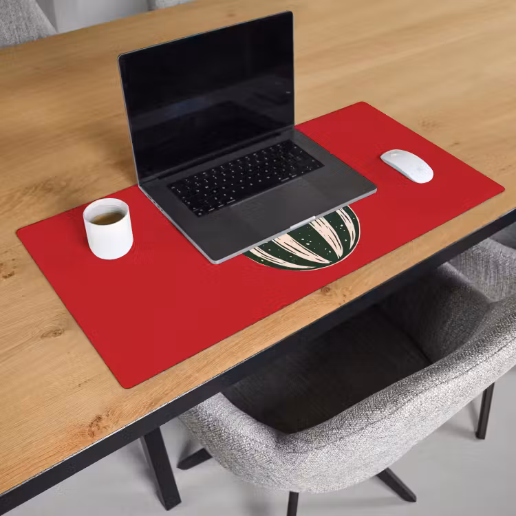 Bureau onderlegger - Kerstbal - Kerst - Rood — 3
