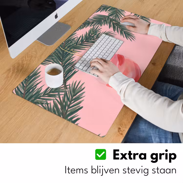 Bureau onderlegger - Kerstbal - Roze - Kerst — 6