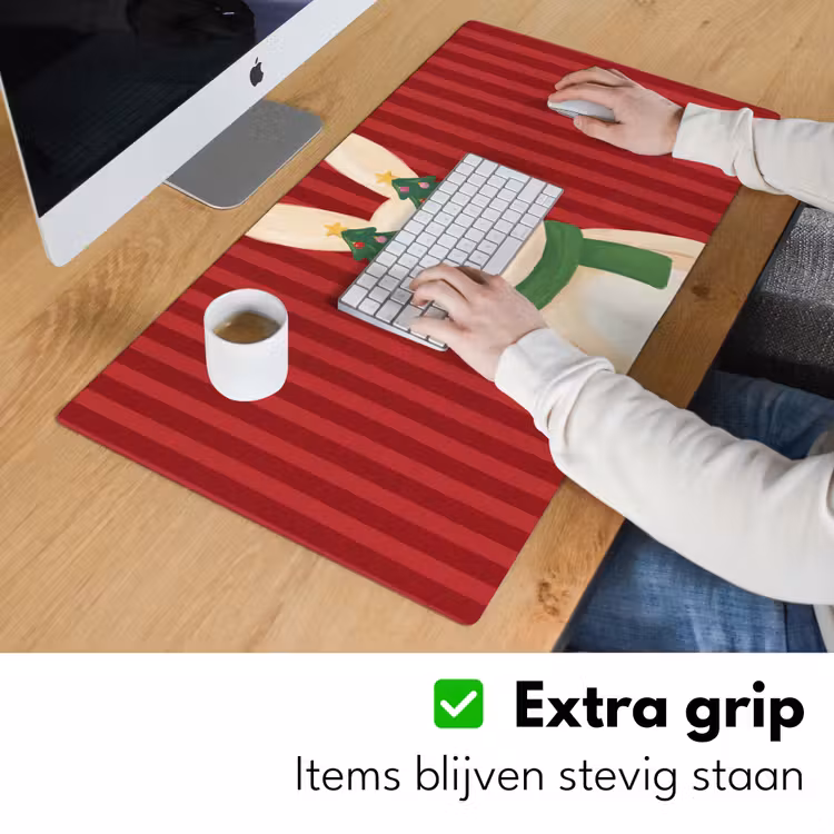Bureau onderlegger - Konijn - Kerst - Dieren — 6
