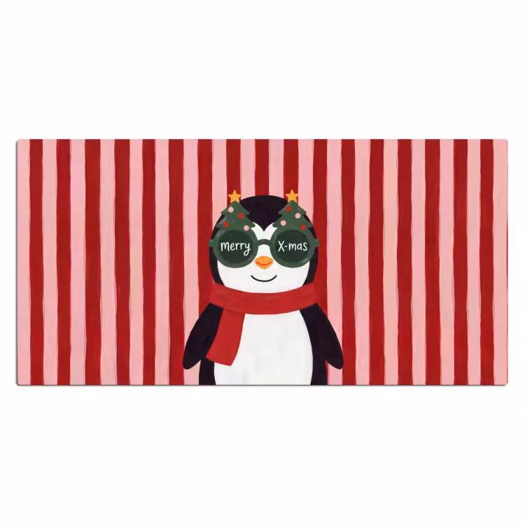 Bureau onderlegger - Pinguïn - Kerst - Illustratie — 2