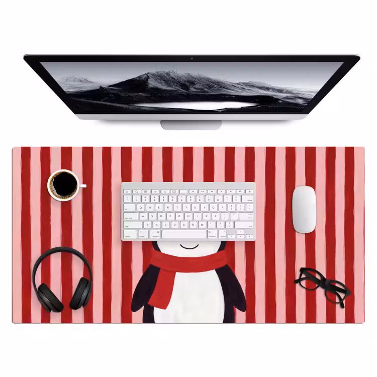 Bureau onderlegger - Pinguïn - Kerst - Illustratie — 4