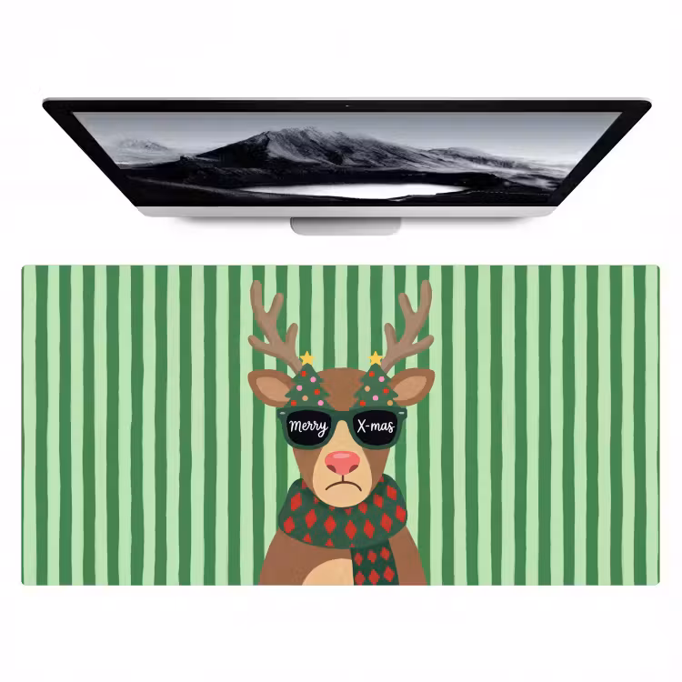 Bureau onderlegger - Rendier - Kerst - Illustratie — 1