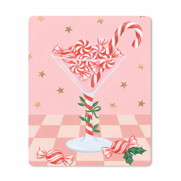 Muismat - Snoep - Glas - Roze — 1