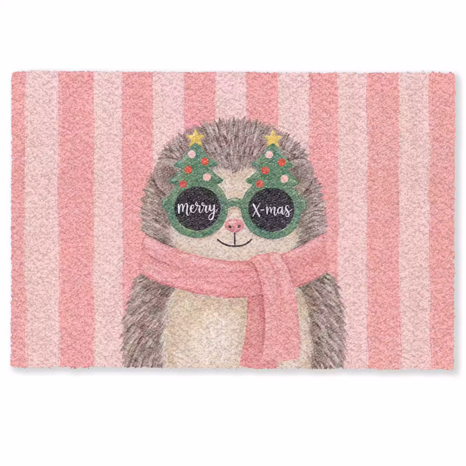 Deurmat - Egel - Kerst - Illustratie — 1