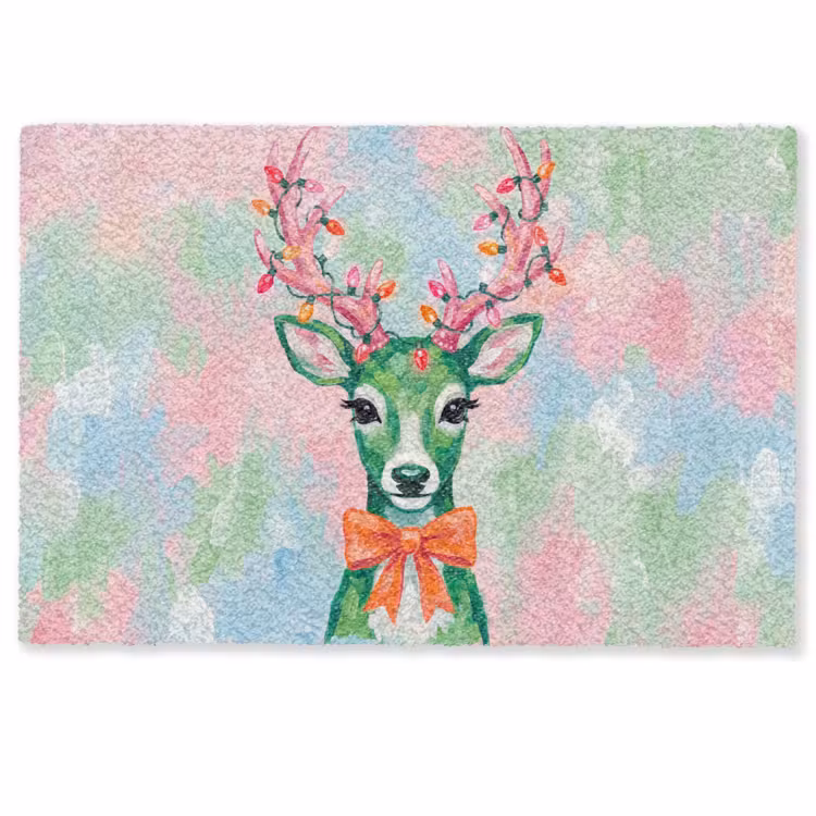 Deurmat - Hert - Kerst - Dieren — 1