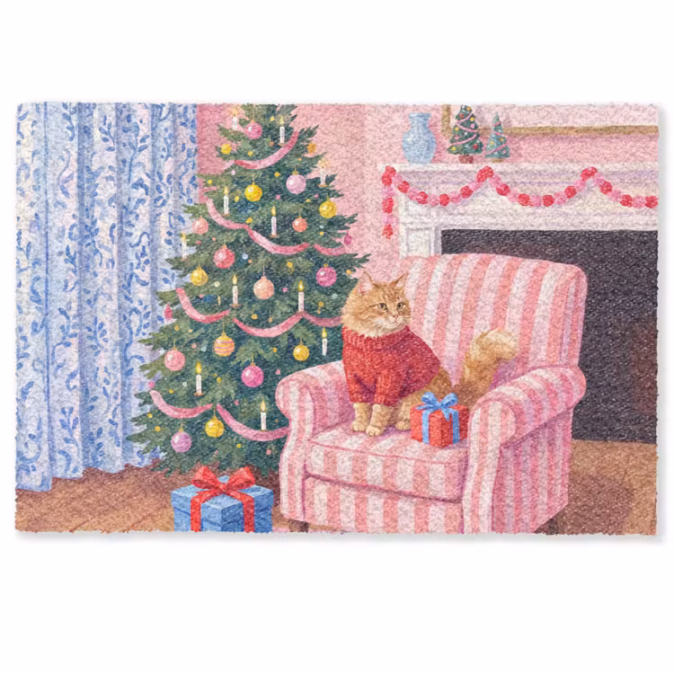 Deurmat - Kat - Kerst - Interieur