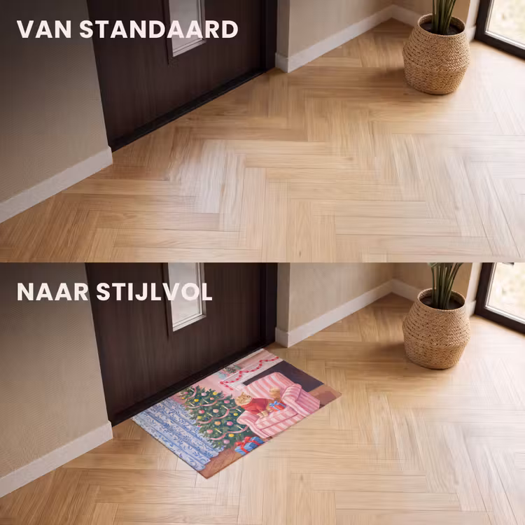 Deurmat - Kat - Kerst - Interieur — 3