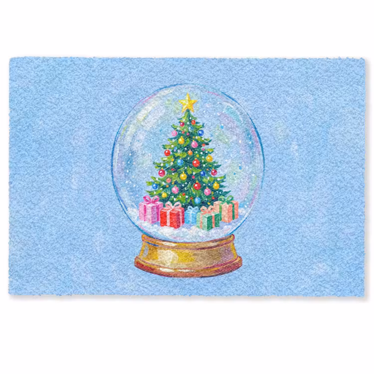 Deurmat - Sneeuwbol - Kerst - Cadeaus