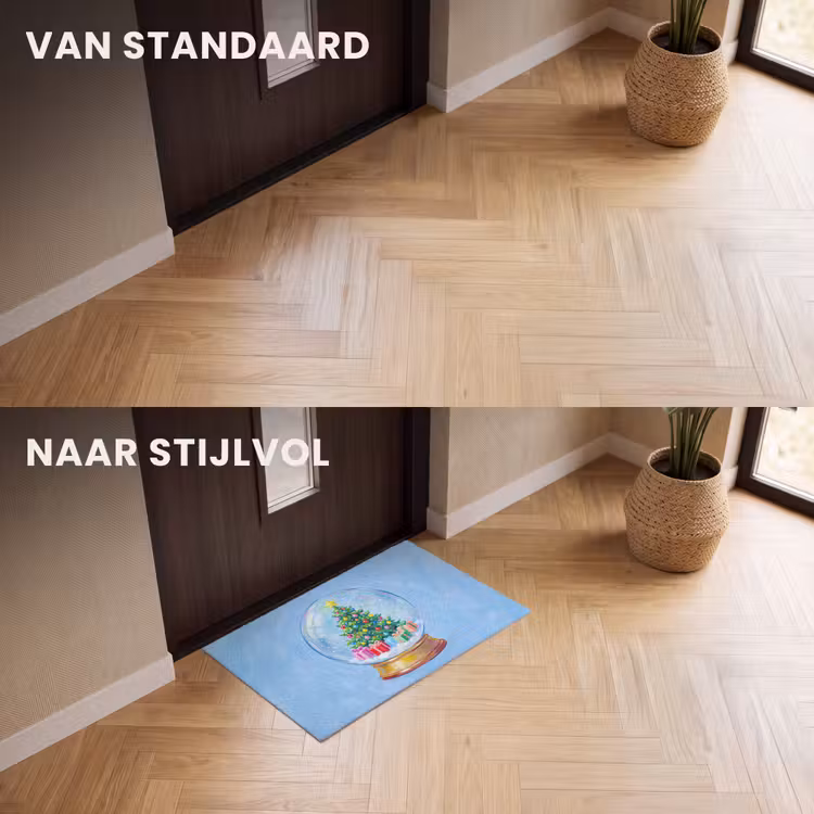 Deurmat - Sneeuwbol - Kerst - Cadeaus — 3
