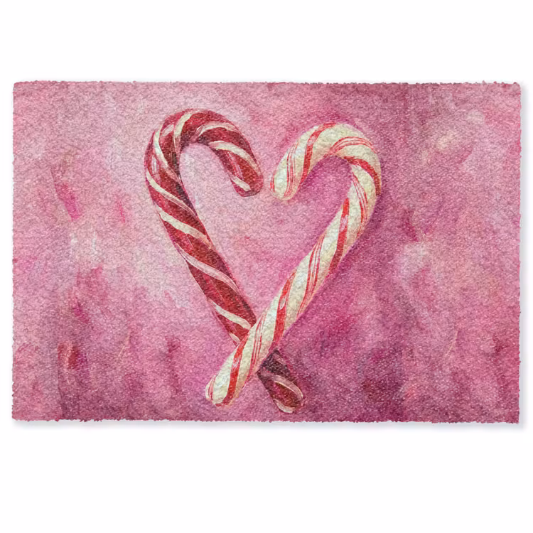 Deurmat - Snoep - Hart - Roze