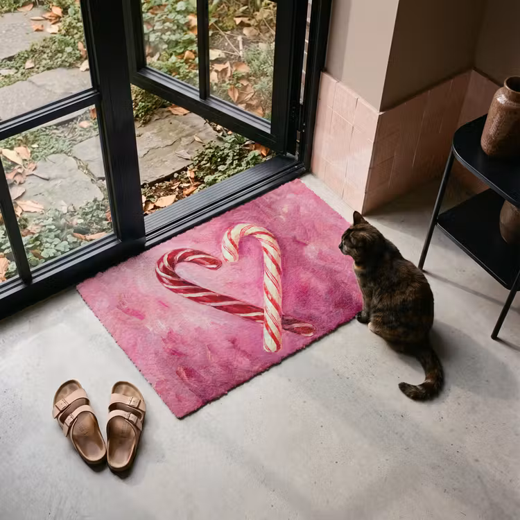 Deurmat - Snoep - Hart - Roze — 2
