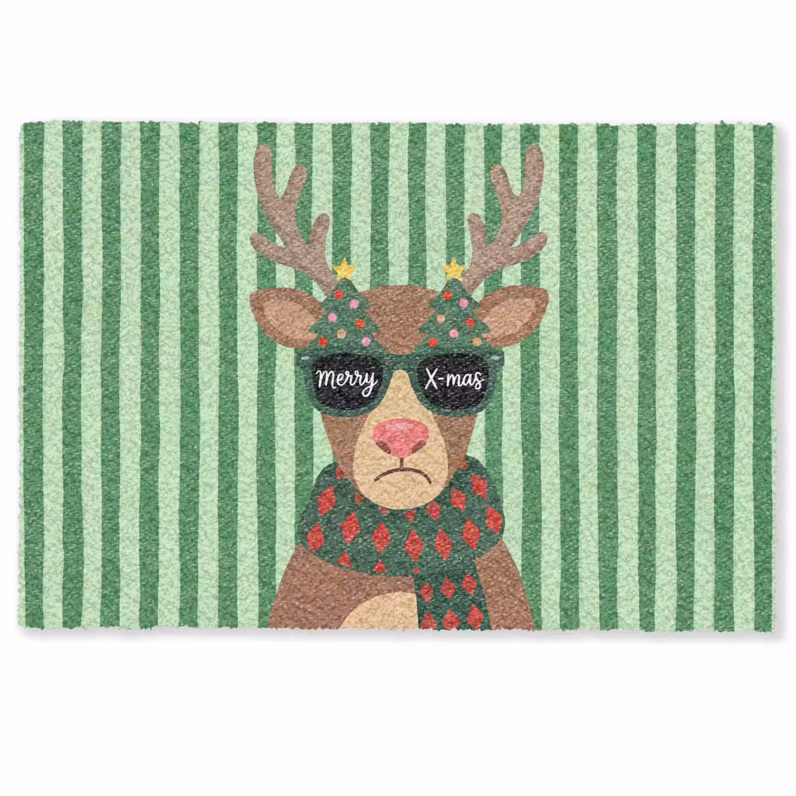 Deurmat - Rendier - Kerst - Illustratie — 1