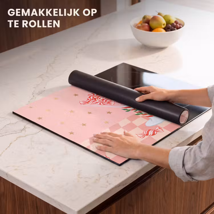 Inductie beschermer - Snoep - Glas - Roze — 7