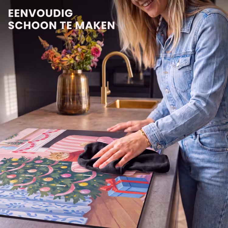 Inductie beschermer - Kat - Kerst - Interieur — 6