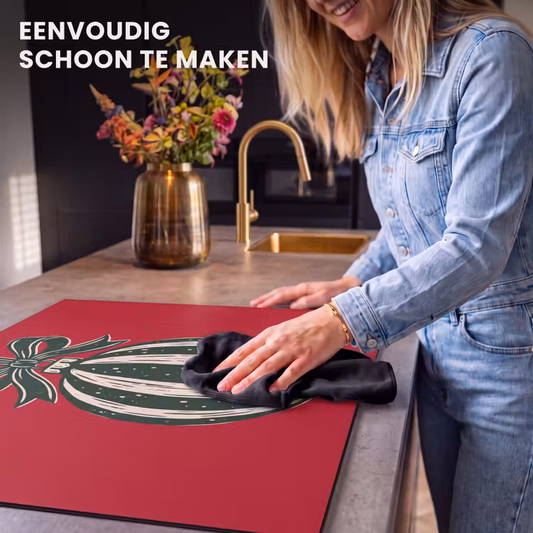 Inductie beschermer - Kerstbal - Kerst - Rood — 6