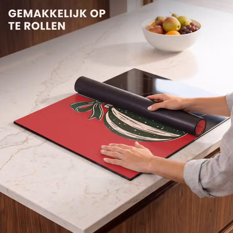 Inductie beschermer - Kerstbal - Kerst - Rood — 7
