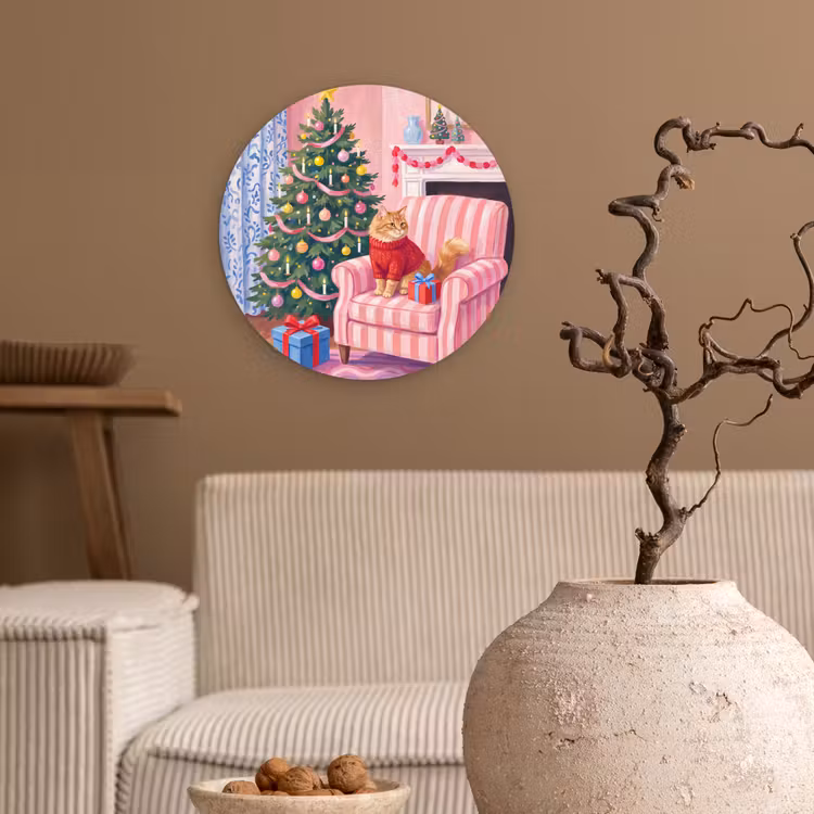 Muurcirkel - Kat - Kerst - Interieur — 2