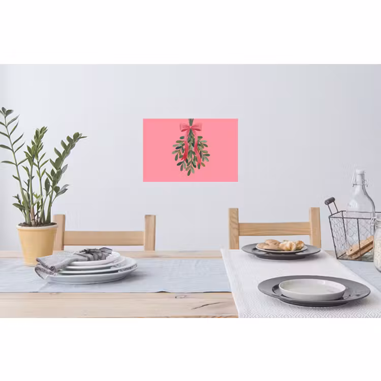 Muursticker - Plant - Lint - Roze — 3