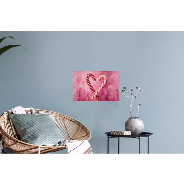 Muursticker - Snoep - Hart - Roze — 4
