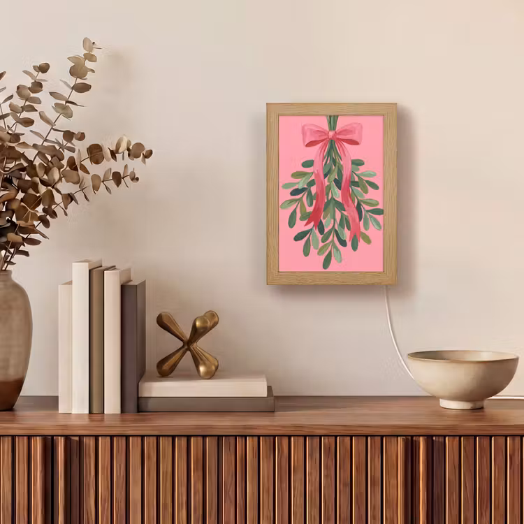 Gepersonaliseerde Lightbox - Plant - Lint - Roze — 4