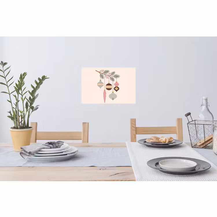Muursticker - Kerst - Ornamenten - Tak — 3