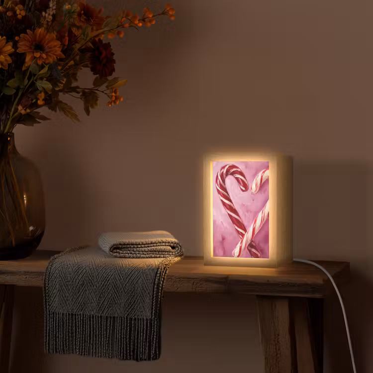 Gepersonaliseerde Lightbox - Snoep - Hart - Roze — 3