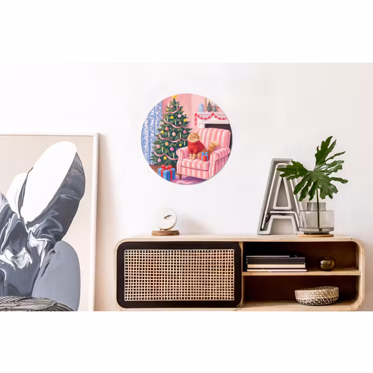 Wandcirkel - Aluminium - Kat - Kerst - Interieur — 3