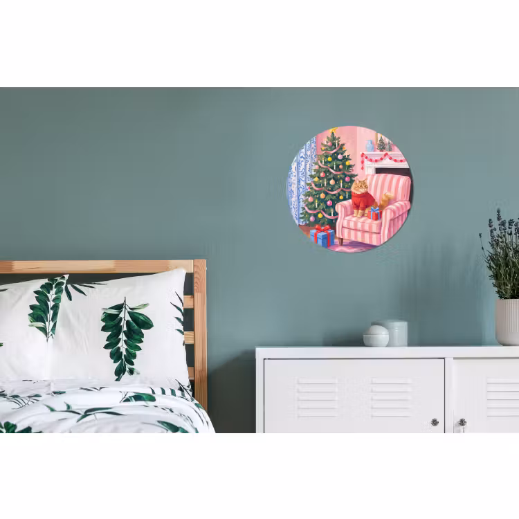 Wandcirkel - Aluminium - Kat - Kerst - Interieur — 4
